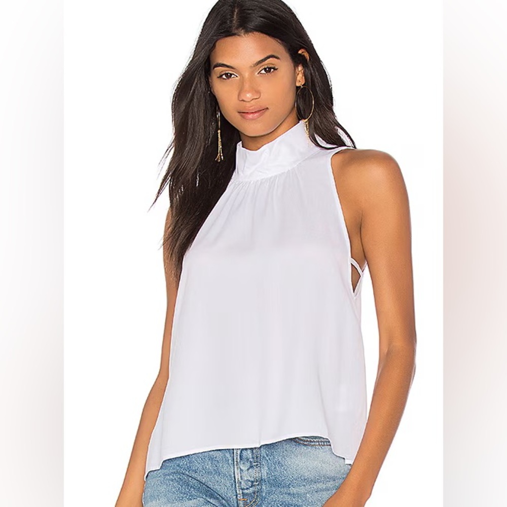 Free People Palm Breeze Halter Top in Ivory XS